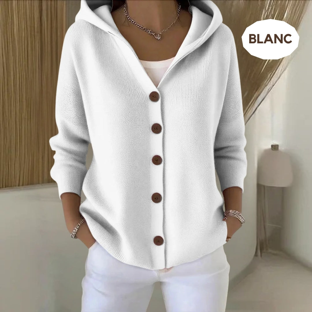 Erika| Cardigan Élégant En Maille Souple