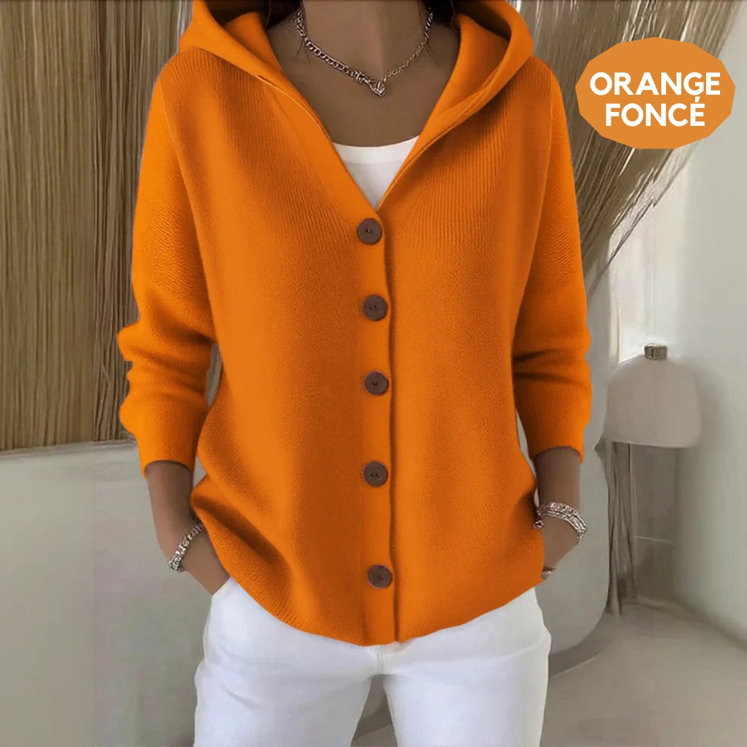 Erika| Cardigan Élégant En Maille Souple