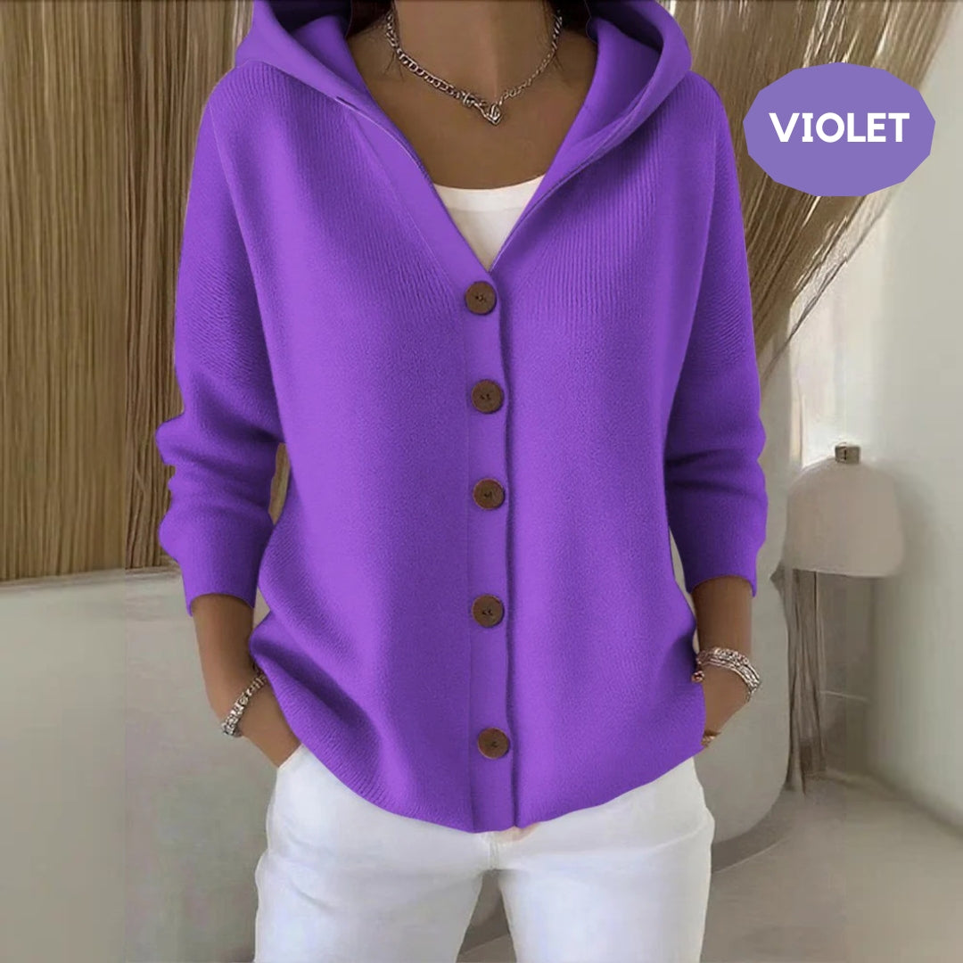 Erika| Cardigan Élégant En Maille Souple