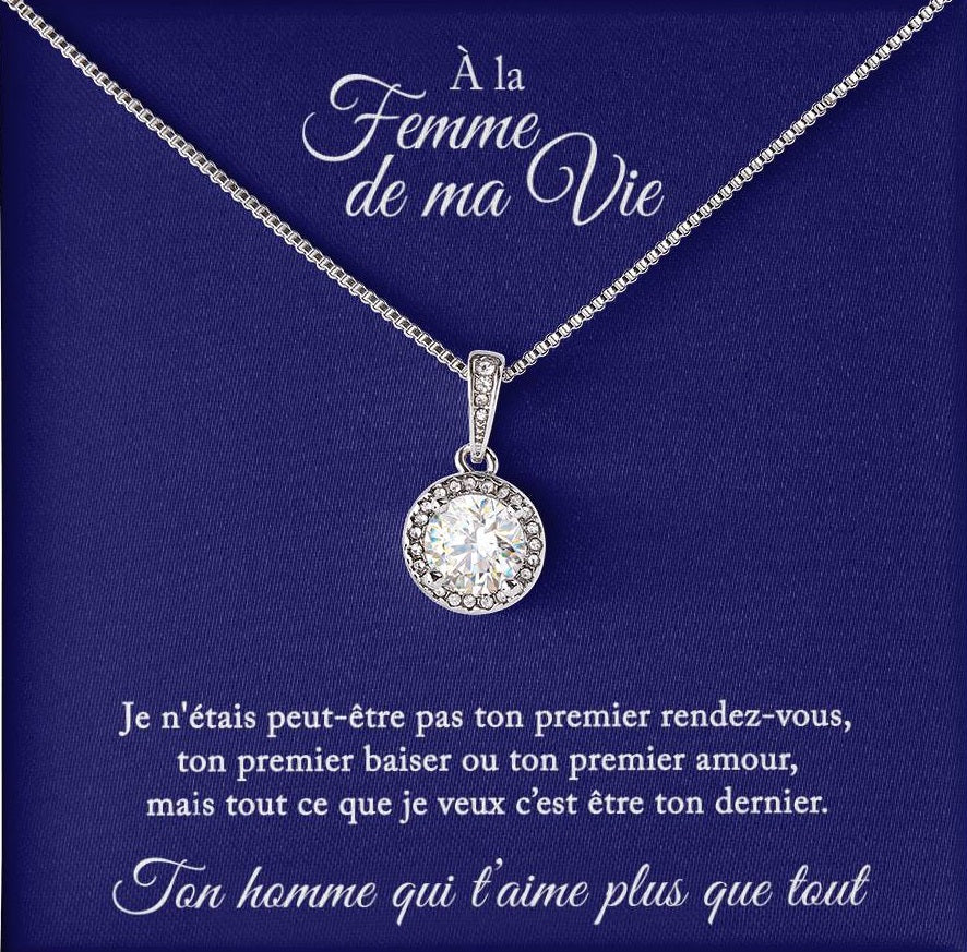 Collier Cadeau "À La Femme De Ma Vie"