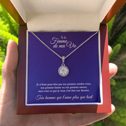 Collier Cadeau "À La Femme De Ma Vie"