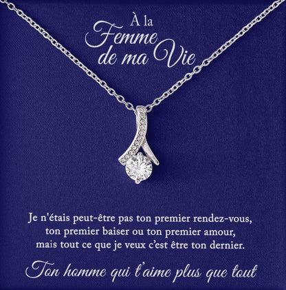Collier Cadeau "À La Femme De Ma Vie"