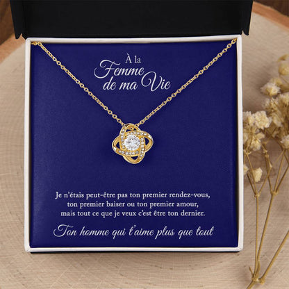 Collier Cadeau "À La Femme De Ma Vie"