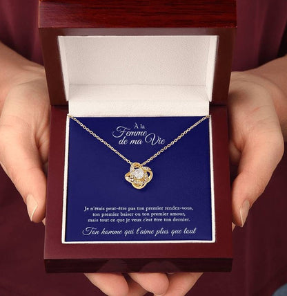Collier Cadeau "À La Femme De Ma Vie"