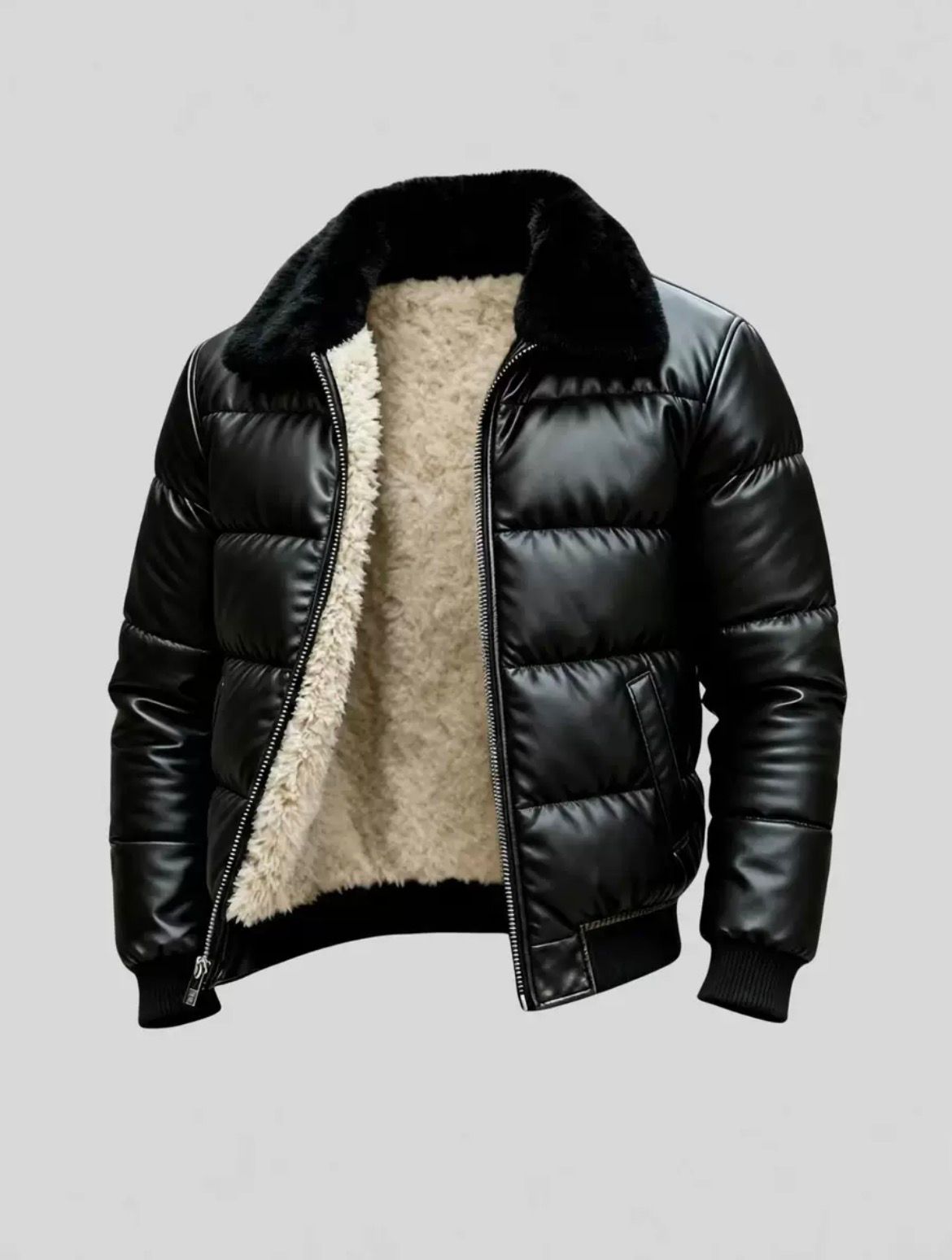 Charlie | Blouson Matelassé Col Fourrure